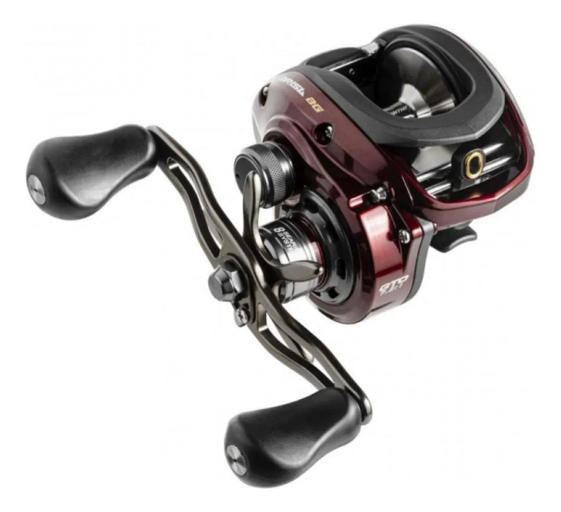 Imagem de Carretilha Marine Sports Brisa BG DBS 9kg Drag Esquerda Borgonha